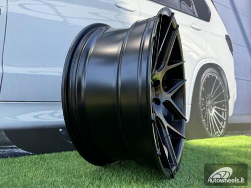 Ratlankis R18x8  5X120  ET  35  72.6  SSA03  (HX022)  Black Half Matt (BLHM)  For HAXER  (P1+Z1)  (Rear+Front)