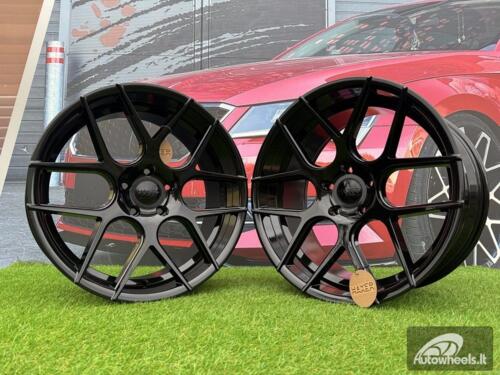 Ratlankis R17x9  5X120  ET  35  72.6  SSA03  (HX022)  Black Half Matt (BLHM)  For HAXER  (P2+Z2+Z1)  (Rear+Front)
