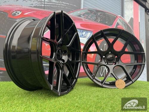 Ratlankis R17x9  5X120  ET  35  72.6  SSA03  (HX022)  Black Half Matt (BLHM)  For HAXER  (P2+Z2+Z1)  (Rear+Front)