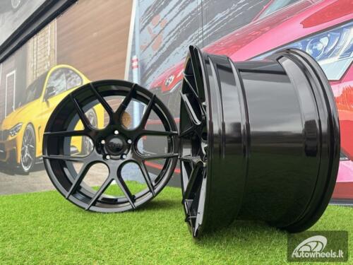 Ratlankis R17x9  5X120  ET  35  72.6  SSA03  (HX022)  Black Half Matt (BLHM)  For HAXER  (P2+Z2+Z1)  (Rear+Front)