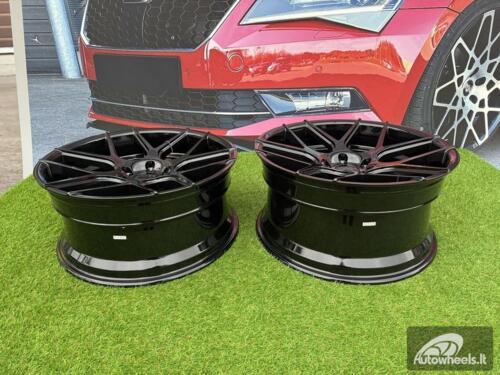 Ratlankis R17x9  5X120  ET  35  72.6  SSA03  (HX022)  Black Half Matt (BLHM)  For HAXER  (P2+Z2+Z1)  (Rear+Front)