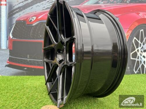 Ratlankis R17x9  5X120  ET  35  72.6  SSA03  (HX022)  Black Half Matt (BLHM)  For HAXER  (P2+Z2+Z1)  (Rear+Front)