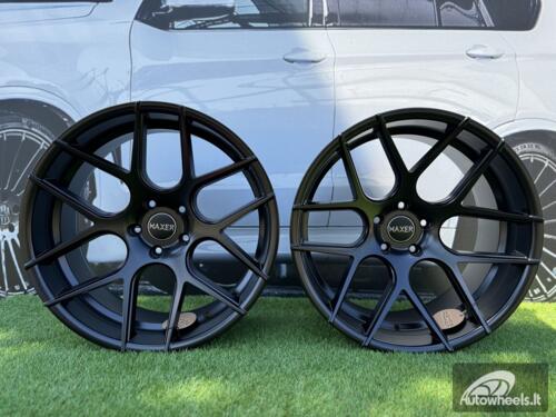 Ratlankis R20x10  5X120  ET  0  74.1  SSA03  (HX022)  Black Half Matt (BLHM)  For HAXER  (Z1)  (Rear+Front)