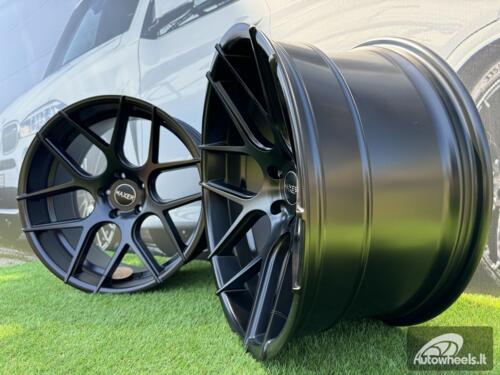 Ratlankis R18x9  5X120  ET  20  74.1  SSA03  (HX022)  Black Half Matt (BLHM)  For HAXER  (Z2)  (Rear+Front)