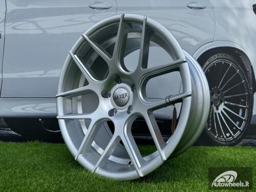 Ratlankis R18x9  5X120  ET  20  74.1  SSA03  (HX022)  Silver Shining (SS)  For HAXER  (Z2+Z4)  (Rear+Front)