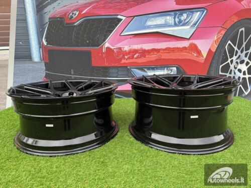 Ratlankis R20x10  5X112  ET  40  66.5  SSA03  (HX022)  Black (BL)  For HAXER  (P+Z2+Z3)  (Rear+Front)