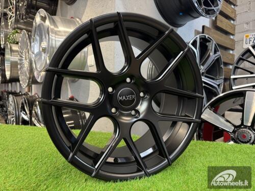 Ratlankis R17x8  5X120  ET  35  72.6  SSA03  (HX022)  Black Half Matt (BLHM)  For HAXER  (Z1+Z2)
