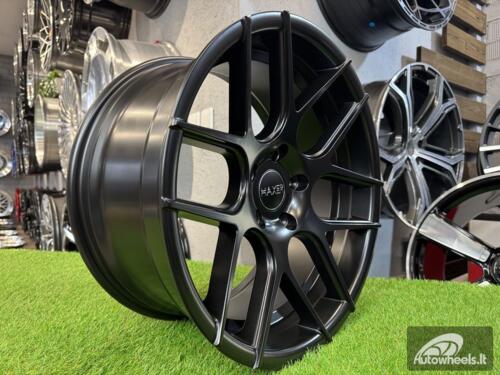 Ratlankis R17x8  5X120  ET  35  72.6  SSA03  (HX022)  Black Half Matt (BLHM)  For HAXER  (Z1+Z2)