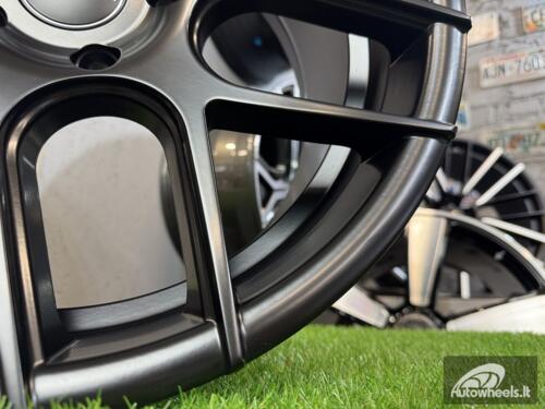 Ratlankis R17x8  5X120  ET  35  72.6  SSA03  (HX022)  Black Half Matt (BLHM)  For HAXER  (Z1+Z2)