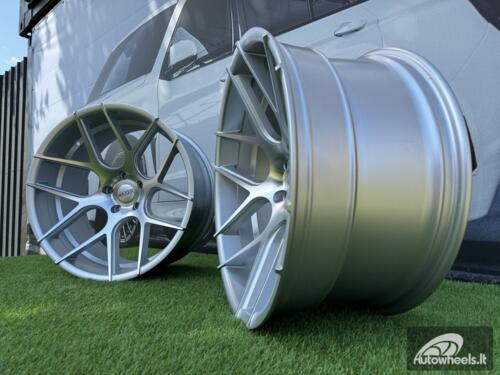 Ratlankis R20x9  5X120  ET  15  74.1  SSA03  (HX022)  Polished Silver Half Matt (MSHM)  For HAXER  (Z7+M)  (Rear+Front)