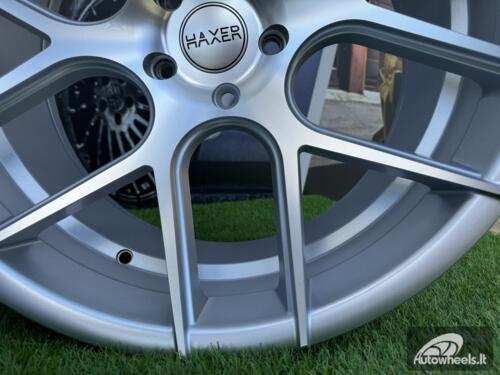 Ratlankis R20x9  5X120  ET  15  74.1  SSA03  (HX022)  Polished Silver Half Matt (MSHM)  For HAXER  (Z7+M)  (Rear+Front)