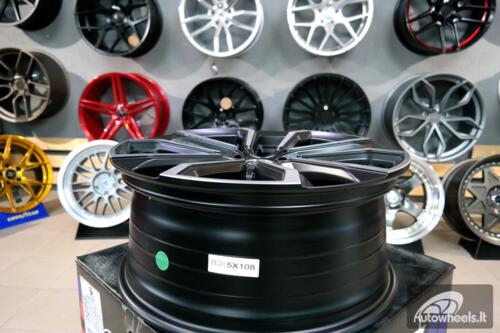 Ratlankis R19x8  5X108  ET  42  67.1  V515  (FE133)  Black Polished (MB)  For VOLVO  (Z5)