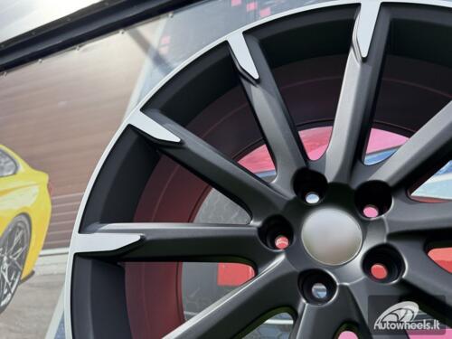 Ratlankis R20x9  5X108  ET  38  67.1  V516  (FE135)  Black Polished Half Matt (MBHM)  For VOLVO  (P1)