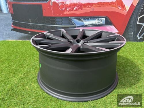 Ratlankis R18x8  5X108  ET  50  63.3  V516  (FE135)  Black Polished (MB)  For VOLVO  (P1)