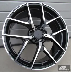 Ratlankis R17x8  5X112  ET  40  66.6  XE137  Black Polished (MB)  For MER  (P2+P1)