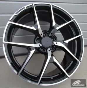 Ratlankis R18x8.5  5X112  ET  43  66.6  XE137  (BY1225)  Black Polished (MB)  For MER  (Z2)
