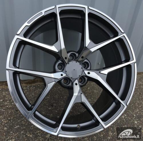 Ratlankis R20x8.5  5X112  ET  30  66.6  XE137  (BY1225)  Grey Polished (MG)  For MER  (P)  (Rear+Front )