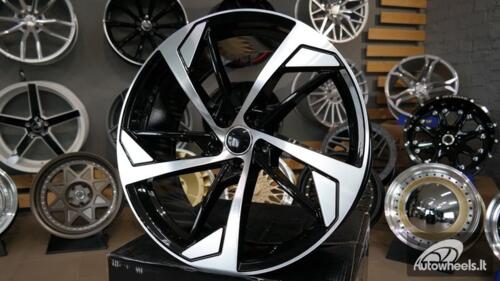 Ratlankis R18x8  5X112  ET  35  66.5  XE139  (BK5366)  Black Polished (MB)  For AUD  (P2+K4)