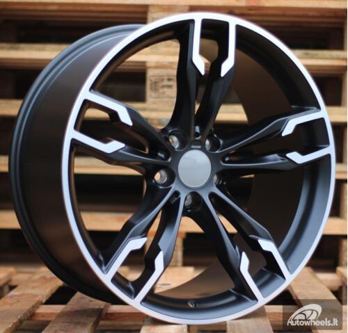 Ratlankis R20x8.5  5X120  ET  35  72.6  XE169  Black Polished Half Matt (MBHM)  For BMW  (P)  ()