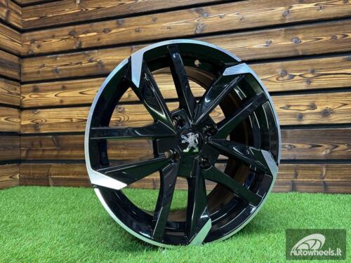 Ratlankis R18x8  5X108  ET  45  65.1  XE170  (BK5788)  Black Polished (MB)  For PEUG  (P+R)