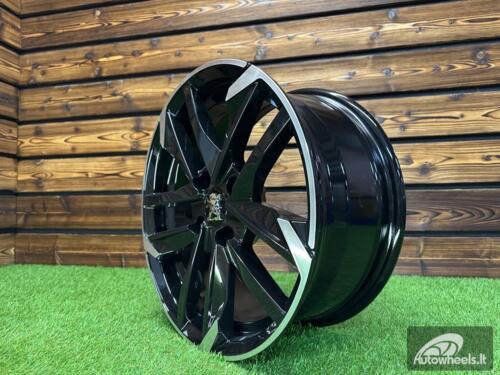 Ratlankis R18x8  5X108  ET  45  65.1  XE170  (BK5788)  Black Polished (MB)  For PEUG  (P+R)