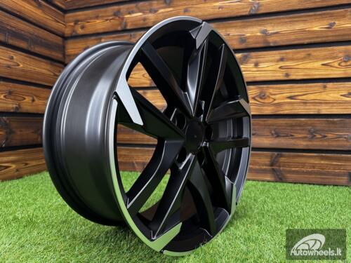Ratlankis R16x7  4X108  ET  25  65.1  XE170  (BK5788)  Black Polished Half Matt (MBHM)  For PEUG  (L3)