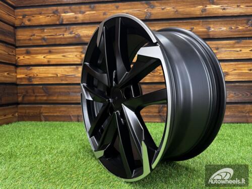 Ratlankis R16x7  4X108  ET  25  65.1  XE170  (BK5788)  Black Polished Half Matt (MBHM)  For PEUG  (L3)