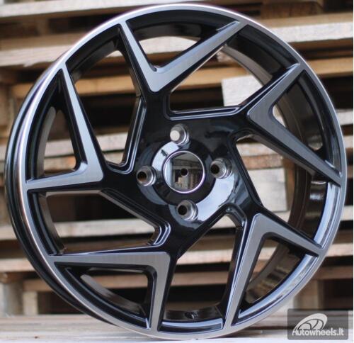 Ratlankis R16x6.5  4X108  ET  47  63.3  XE172  Black Polished (MB)  For FORD  (K4)