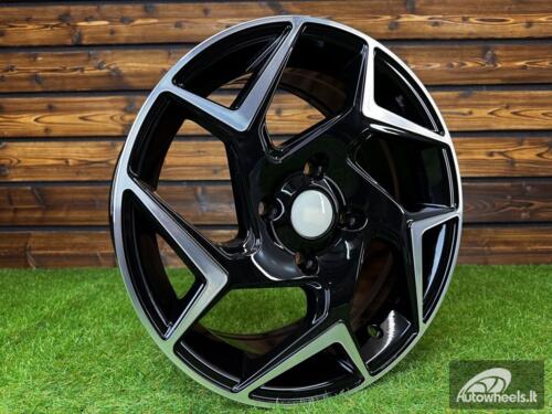 Ratlankis R16x6.5  4X108  ET  47  63.3  XE172  Black Polished (MB)  For FORD  (K4)