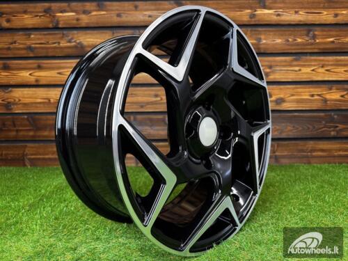 Ratlankis R16x6.5  4X108  ET  47  63.3  XE172  Black Polished (MB)  For FORD  (K4)