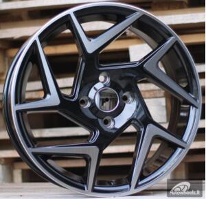 Ratlankis R16x6.5  4X108  ET  47  63.3  XE172  Black Polished (MB)  For FORD  (K4)