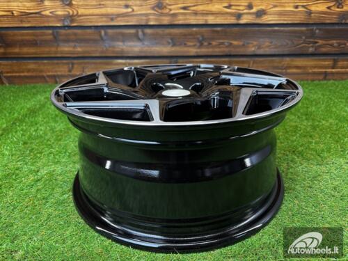 Ratlankis R15x6.5  4X108  ET  40  63.3  XE172  (BK5577)  Black Polished (MB)  For FORD  (K2)