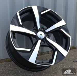 Ratlankis R17x7.5  5X114.3  ET  40  66.1  XE173  Black Polished (MB)  For NISS  (P2)