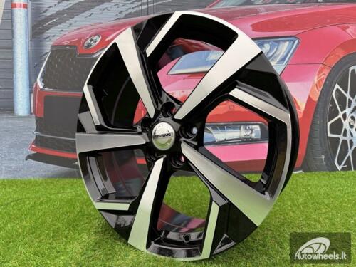Ratlankis R17x7.5  5X114.3  ET  40  66.1  XE173  Black Polished (MB)  For NISS  (P2+Z6+R)