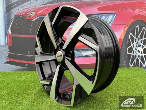 Ratlankis R17x7.5  5X114.3  ET  40  66.1  XE173  Black Polished (MB)  For NISS  (P2+Z6+R)