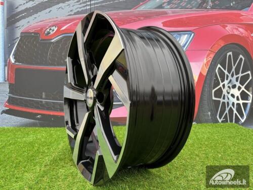 Ratlankis R17x7.5  5X114.3  ET  40  66.1  XE173  Black Polished (MB)  For NISS  (P2+Z6+R)