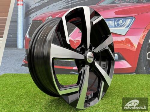 Ratlankis R17x7.5  5X114.3  ET  40  66.1  XE173  Black Polished (MB)  For NISS  (P2+Z6+R)