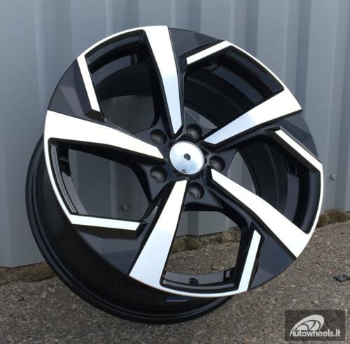 Ratlankis R17x7.5  5X114.3  ET  40  66.1  XE173  Black Polished (MB)  NISS  (R)