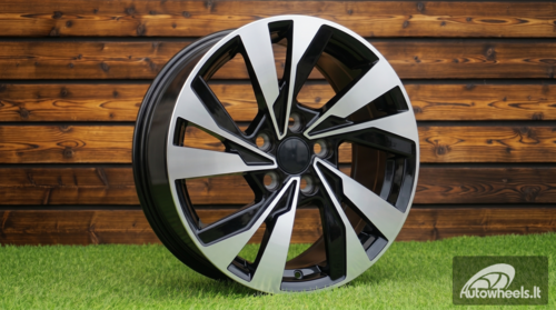 Ratlankis R15x6  5X100  ET  40  57.1  XE277  Black Polished (MB)  For VW  (P1)
