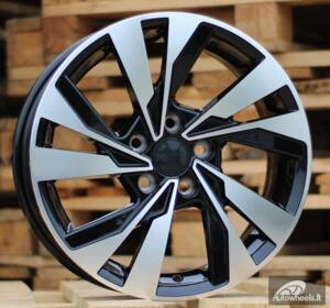 Ratlankis R15x6  5X100  ET  40  57.1  XE277  Black Polished (MB)  For VW  (R)