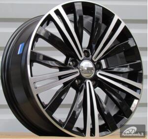 Ratlankis R18x7.5  5X112  ET  40  57.1  XE360  Black Polished+Powder Coating (MBPC)  For VW  (K7)