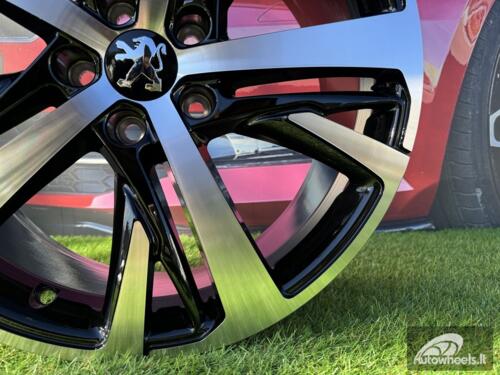 Ratlankis R18x7.5  5X108  ET  42  65.1  XE390  Black Polished (MB)  For PEUG  (P1)