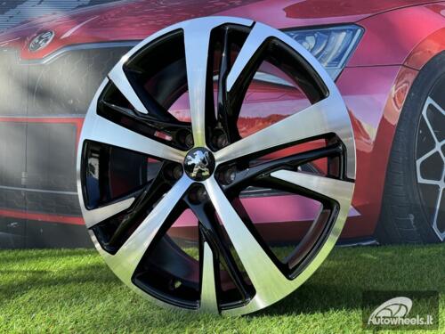 Ratlankis R18x7.5  5X108  ET  42  65.1  XE390  Black Polished (MB)  For PEUG  (P1)