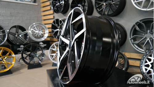 Ratlankis R18x7.5  5X112  ET  51  57.1  XE442  Black Polished (MB)  VW  (K4)  ()