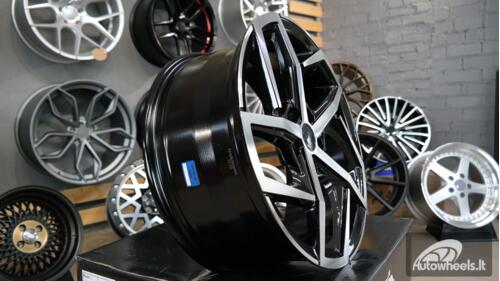 Ratlankis R18x7.5  5X112  ET  51  57.1  XE442  Black Polished (MB)  VW  (K4)  ()