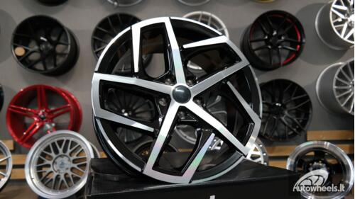 Ratlankis R18x7.5  5X112  ET  51  57.1  XE442  Black Polished (MB)  VW  (K4)  ()