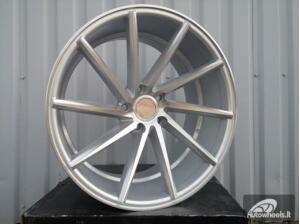 Ratlankis R17x7.5  5X112  ET  42  66.5  XF096  (QC175)  Silver Shining (SS)  RACIN  (R)  ((Left side) Style Vossen )