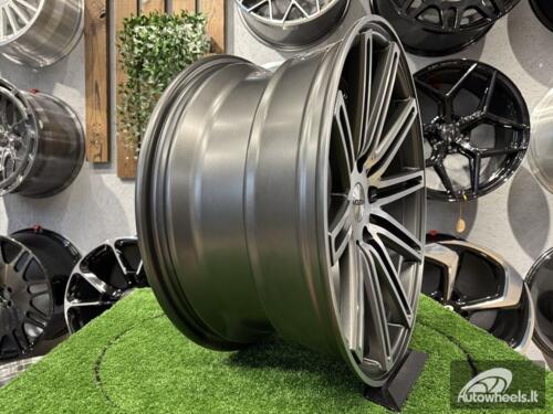 Ratlankis R18x8  5X120  ET  35  72.6  XF158  (A1031)  Grey Polished Matt (MGM)  For RACIN  (K7)  ((Rear+Front) Style Vossen )