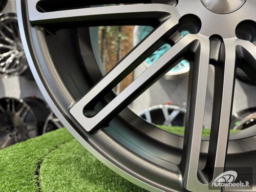 Ratlankis R18x8  5X120  ET  35  72.6  XF158  (A1031)  Grey Polished Matt (MGM)  For RACIN  (K7)  ((Rear+Front) Style Vossen )