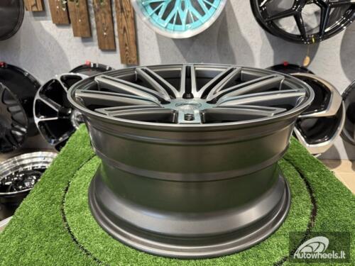 Ratlankis R18x8  5X120  ET  35  72.6  XF158  (A1031)  Grey Polished Matt (MGM)  For RACIN  (K7)  ((Rear+Front) Style Vossen )